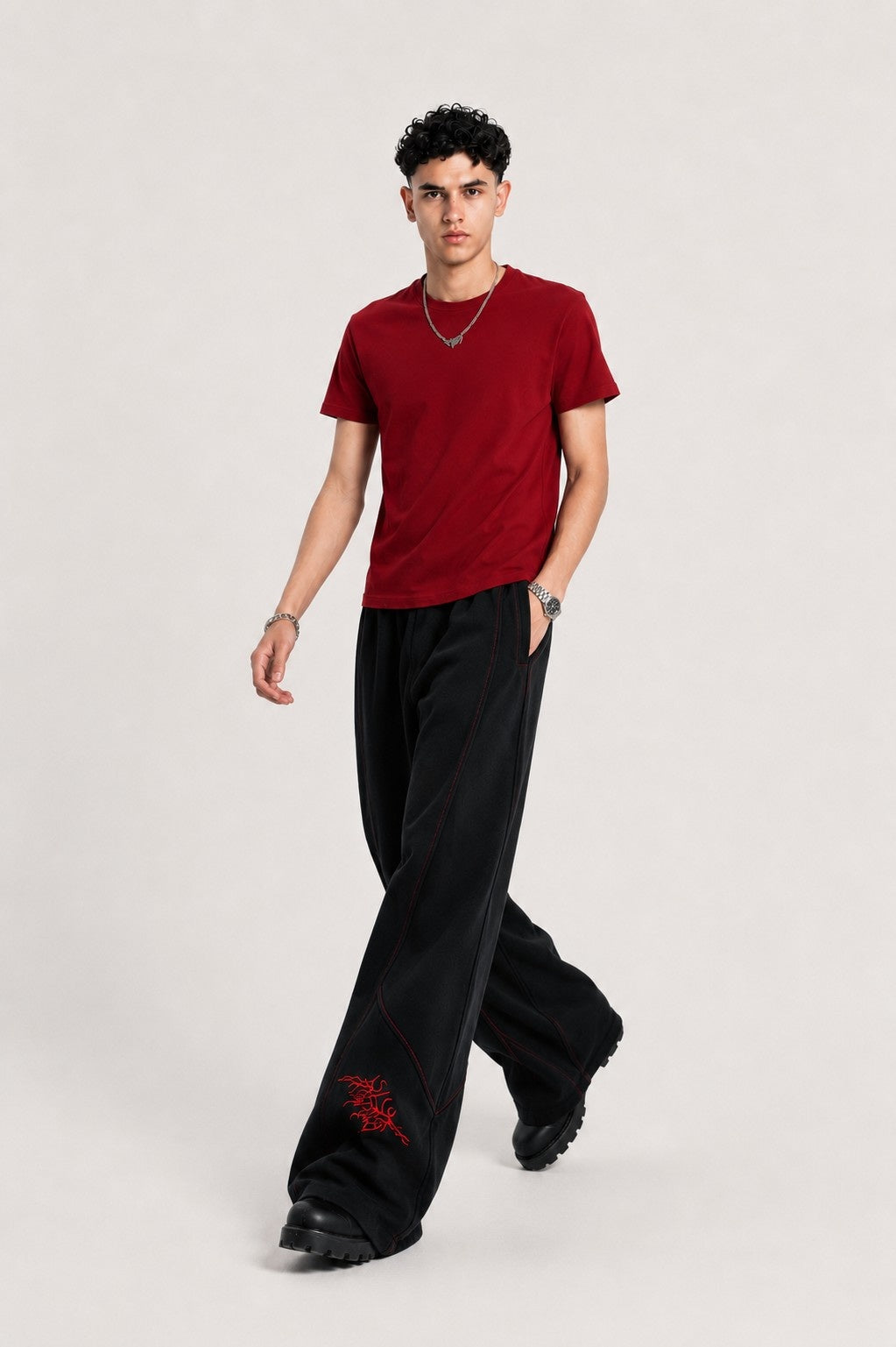 Black Voidline Pants