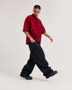 Black fade Roomy Rave Pants
