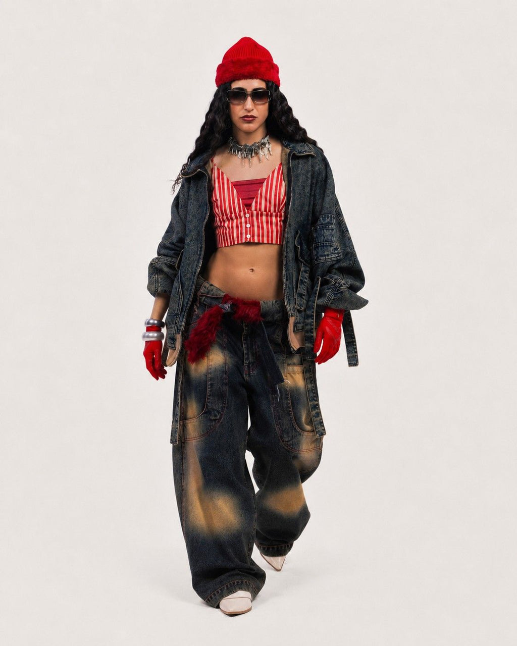 Sandy fade Roomy Rave Pants