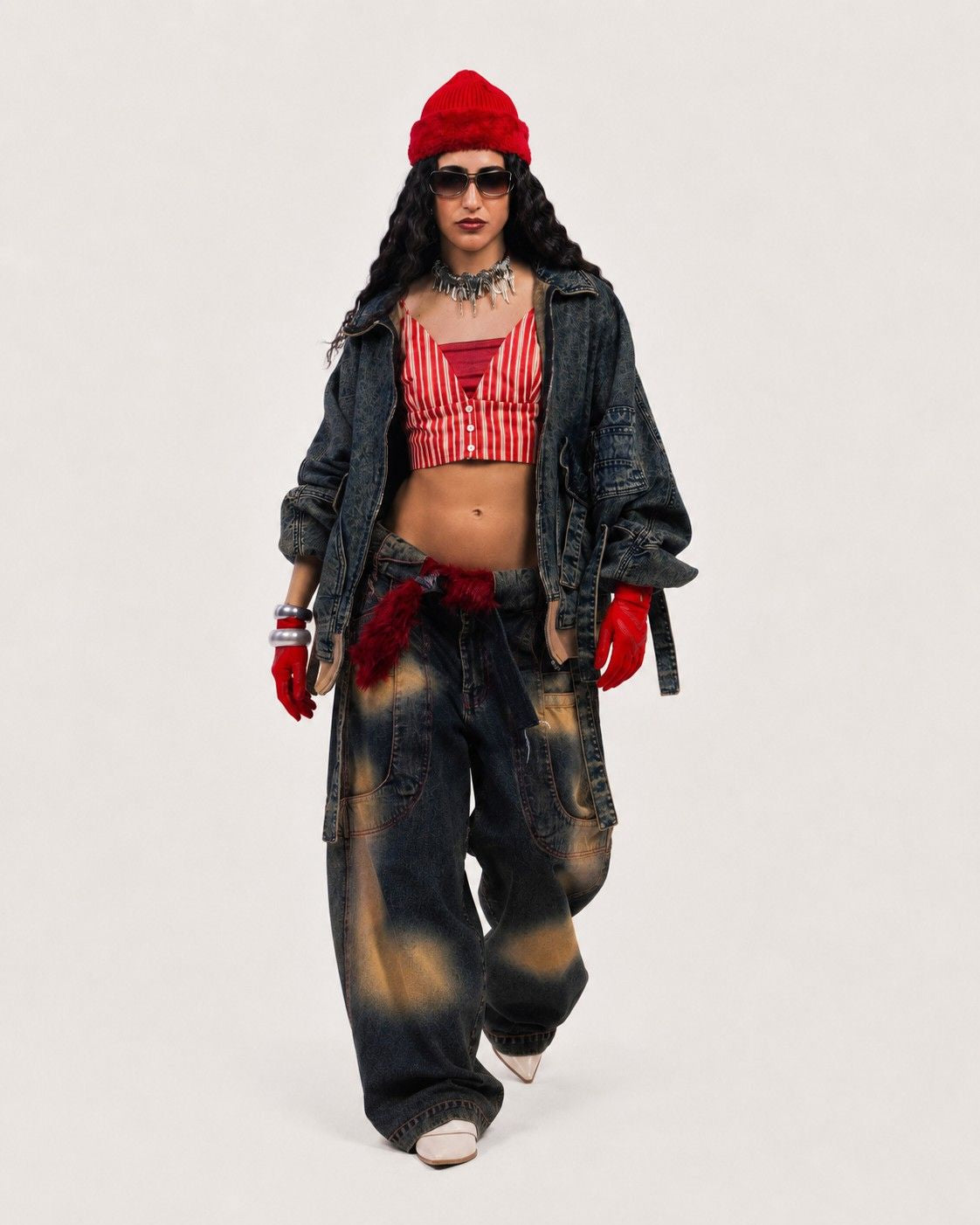 Sandy fade Roomy Rave Pants
