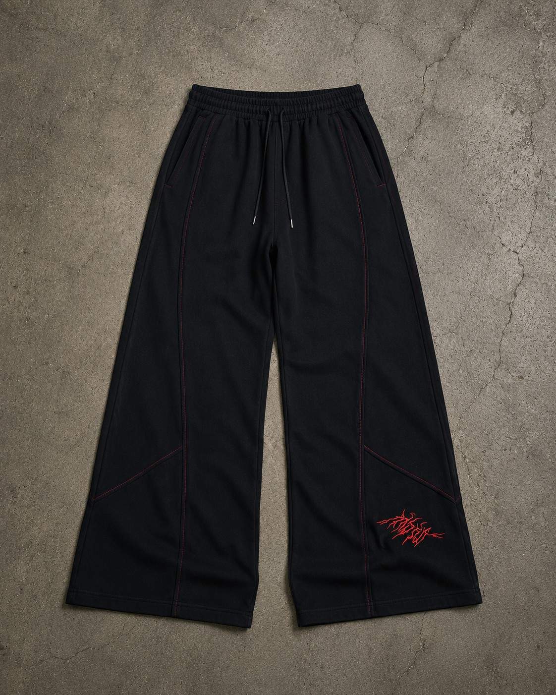 Black Voidline Pants